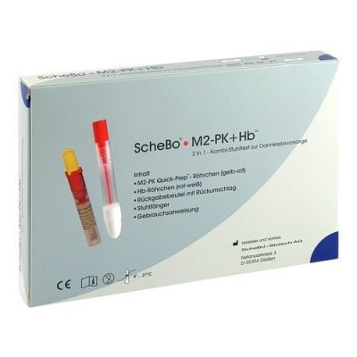 Schebo M2-pk+hb 2 in1 Kombi-darmkrebsvorsorge Test (1 Pck)