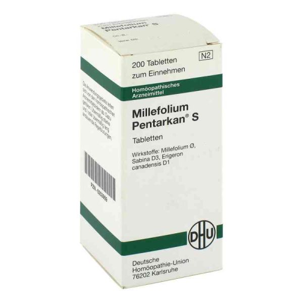 Millefolium Pentarkan S Tabletten (200 stk)