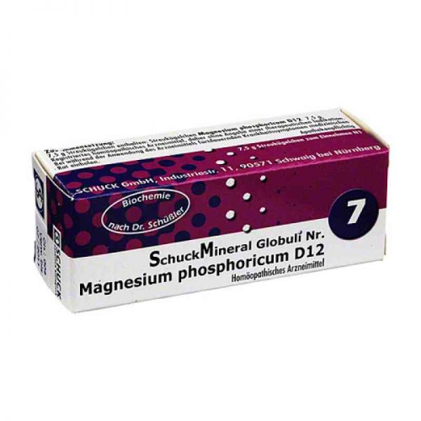 Schuckmineral Globuli 7 Magnesium phosphoricum D12 (7.5 g)