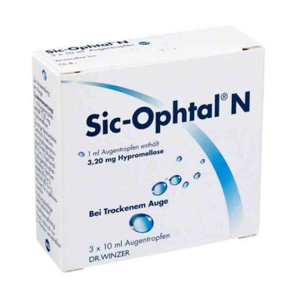 Sic Ophtal N Augentropfen (3X10 ml)