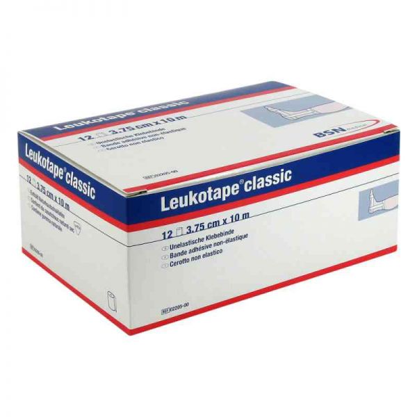 Leukotape Classic 10mx3,75cm weiss (12 stk)