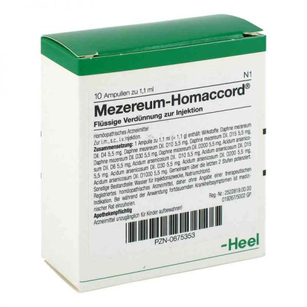 Mezereum Homaccord Ampullen (10 stk)