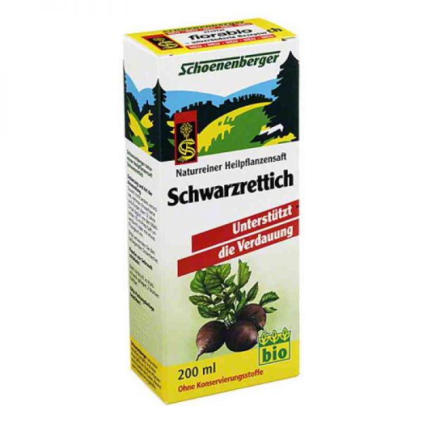 Schwarzrettichsaft Schoenenberger (200 ml)