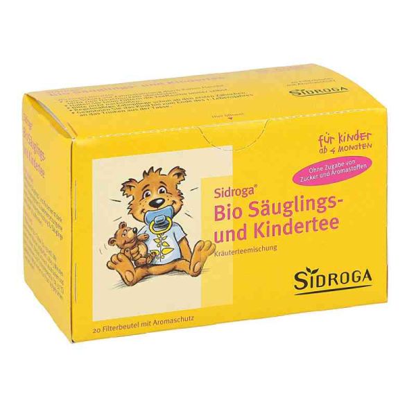 Sidroga Bio Säuglings- und Kindertee Filterbeutel (20 stk)