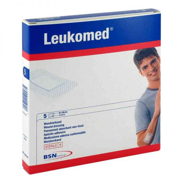 Leukomed sterile Pflaster 8x10 cm (5 stk)