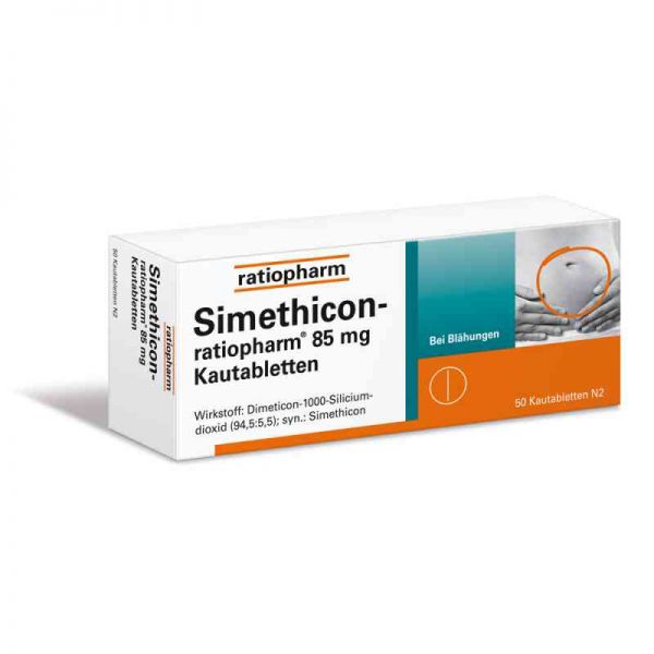 Simethicon-ratiopharm 85mg (50 stk)