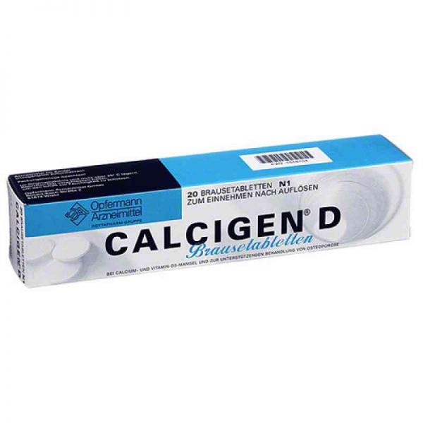 CALCIGEN D 600mg/400 I.E. (20 stk)