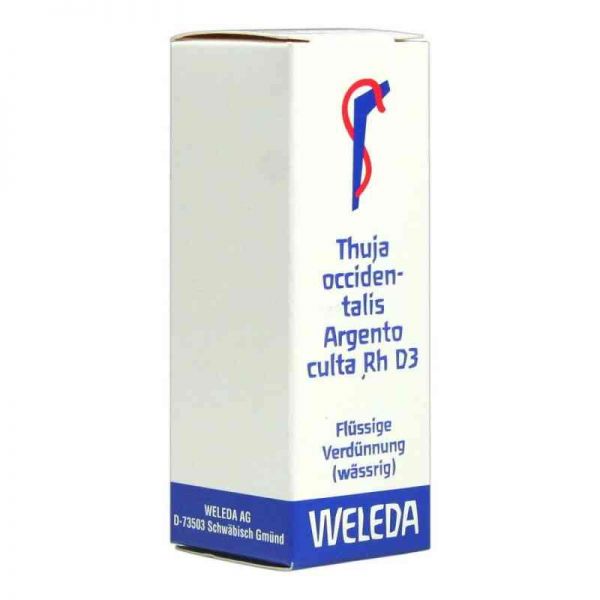 Thuja Occidentalis Argento culta Rh D 3 Dilution (20 ml)