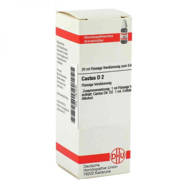 Cactus D 2 Dilution (20 ml)