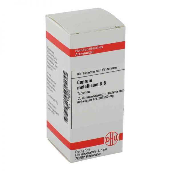 Cuprum Metallicum D 6 Tabletten (80 stk)