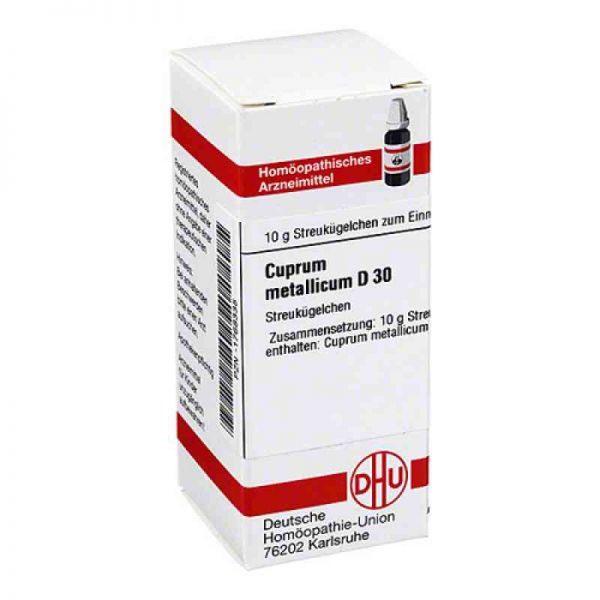 Cuprum Metallicum D 30 Globuli (10 g)