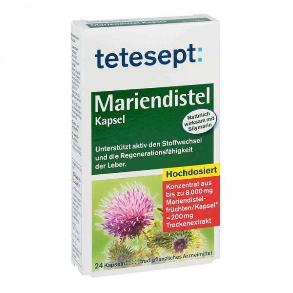 Tetesept Mariendistel Kapsel (24 stk)