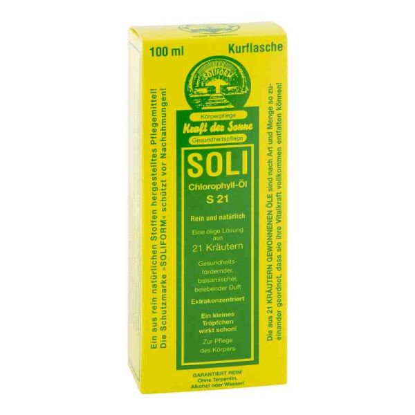 Soli-chlorophyll-öl S 21 (100 ml)