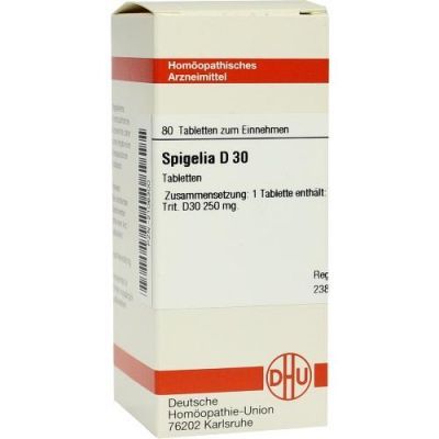 Spigelia D 30 Tabletten (80 stk)