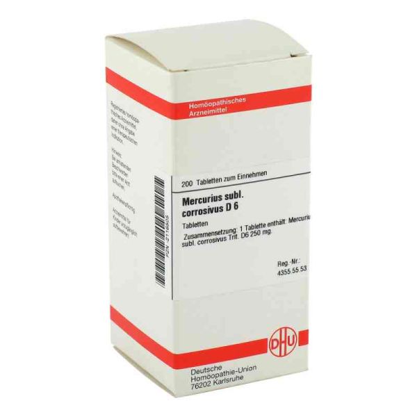 Mercurius Subl. Corr. D 6 Tabletten (200 stk)