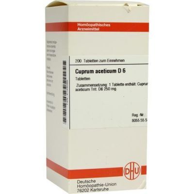 Cuprum Aceticum D 6 Tabletten (200 stk)