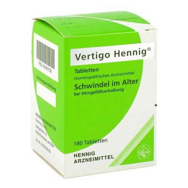 Vertigo Hennig Tabletten (180 stk)