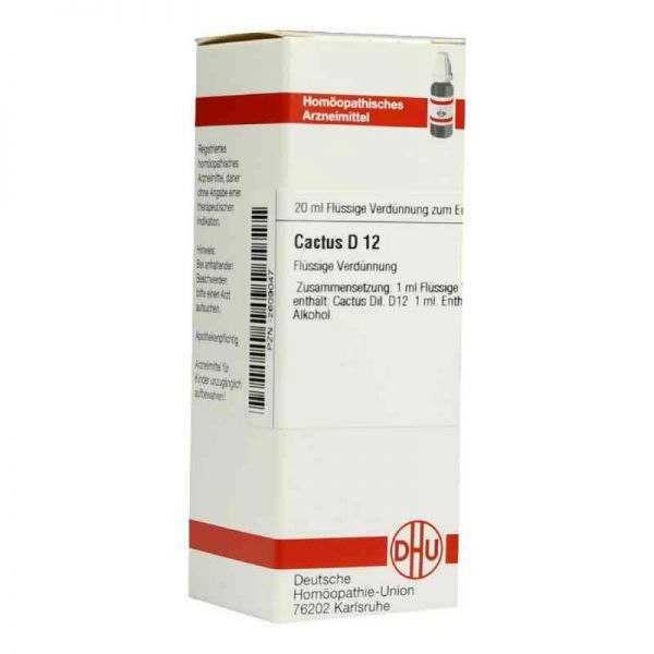 Cactus D 12 Dilution (20 ml)