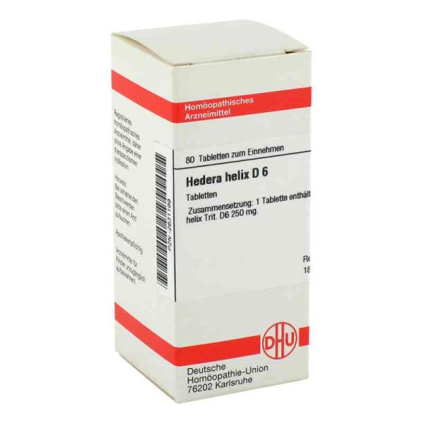 Hedera Helix D 6 Tabletten (80 stk)