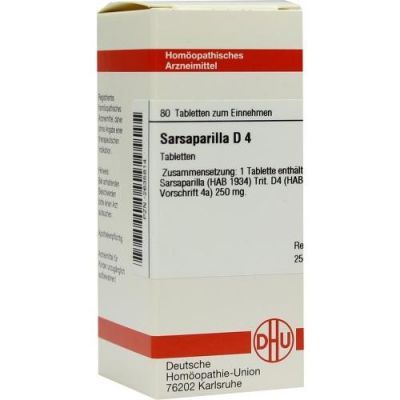 Sarsaparilla D 4 Tabletten (80 stk)