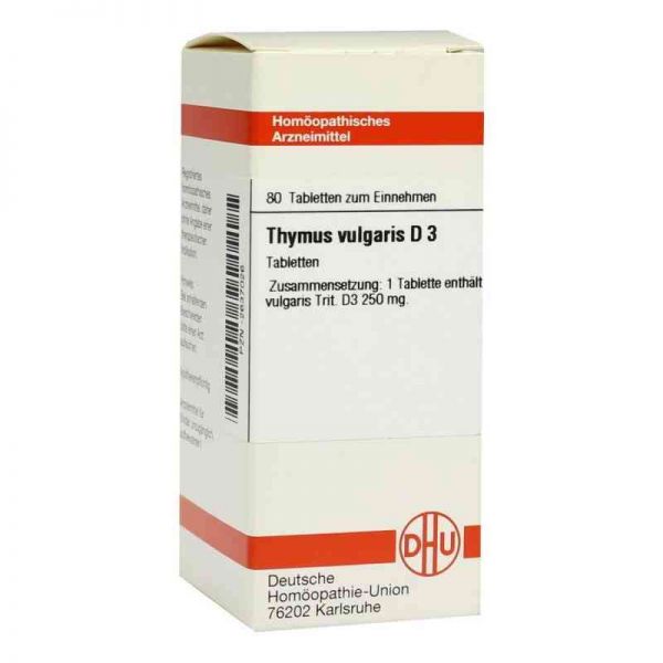 Thymus Vulg. D 3 Tabletten (80 stk)
