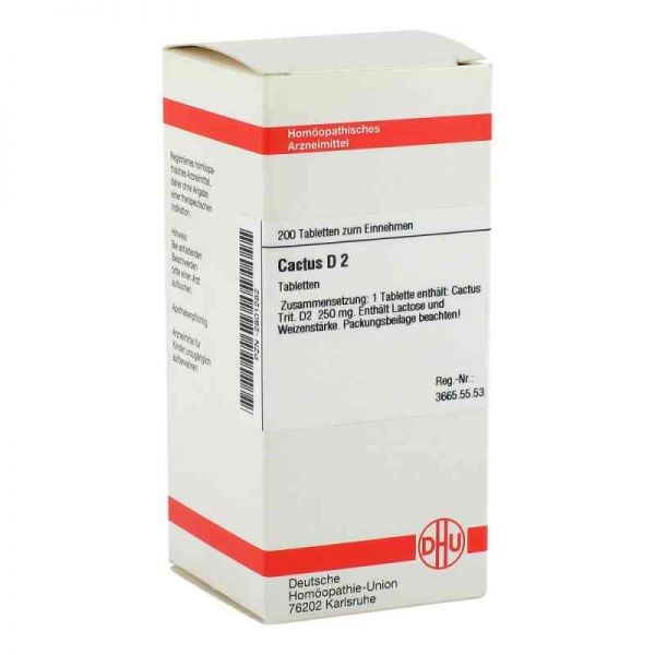 Cactus D 2 Tabletten (200 stk)