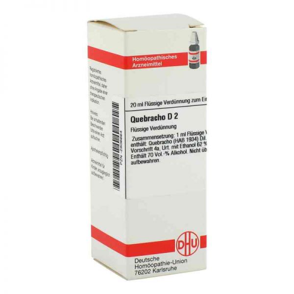 Quebracho D 2 Dilution (20 ml)