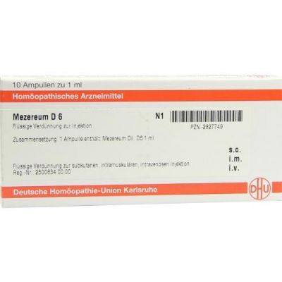 Mezereum D 6 Ampullen (10X1 ml)