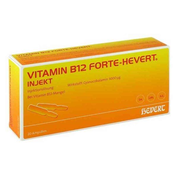 Vitamin B12 Hevert forte Injekt Ampullen (20X2 ml)