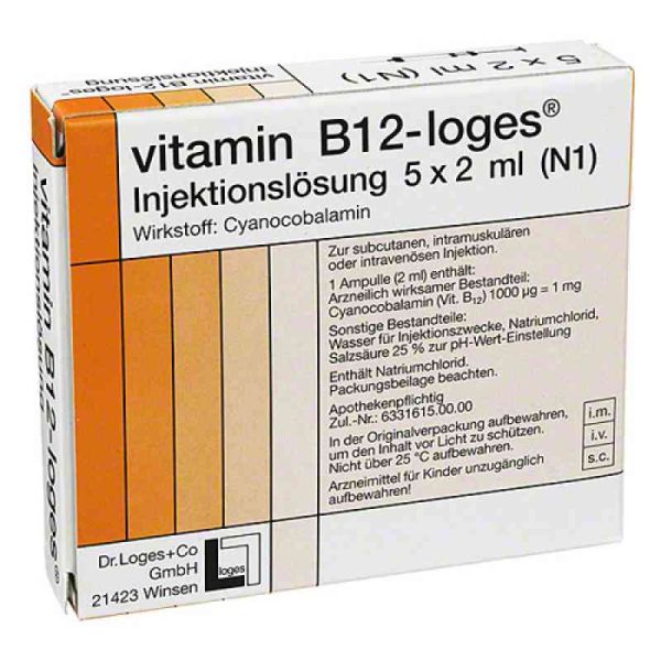 Vitamin B12 Loges Injektionslösung Ampullen (5X2 ml)