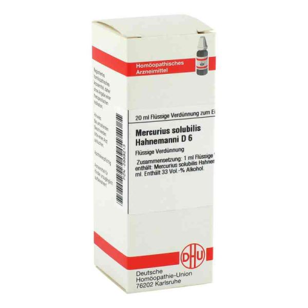 Mercurius Solub. D 6 Dilution Hahnemann (20 ml)