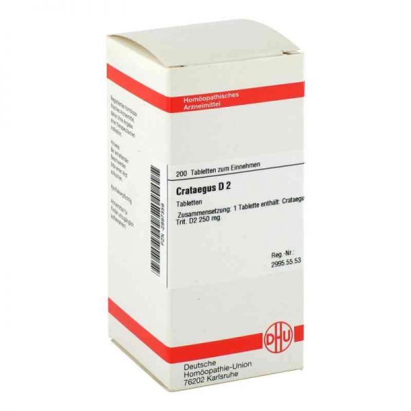 Crataegus D 2 Tabletten (200 stk)