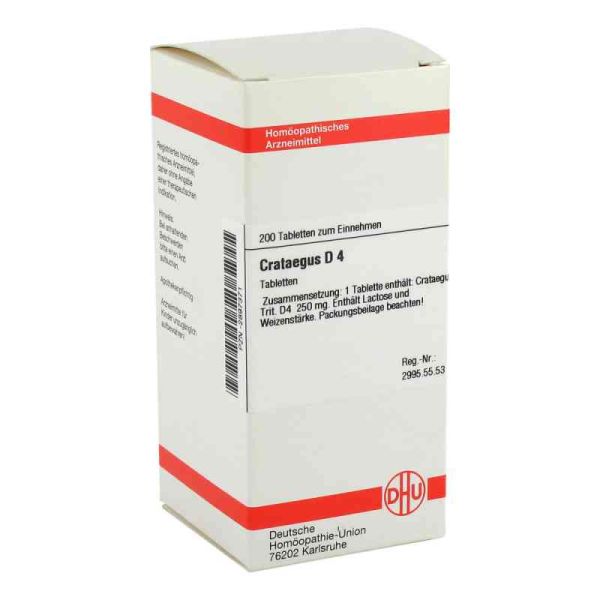 Crataegus D 4 Tabletten (200 stk)