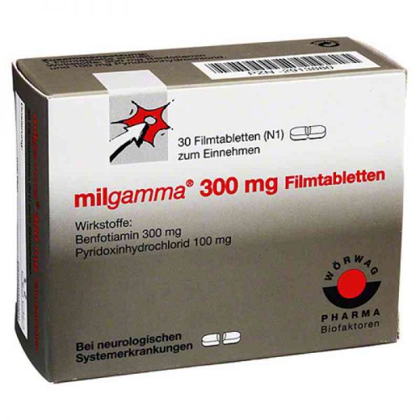 Milgamma 300 mg Filmtabletten (30 stk)