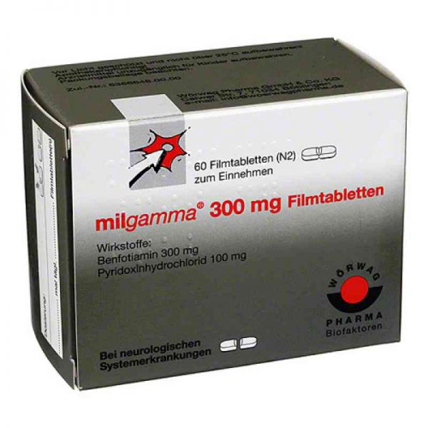 Milgamma 300 mg Filmtabletten (60 stk)