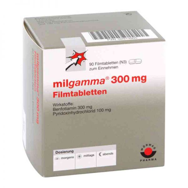 Milgamma 300 mg Filmtabletten (90 stk)