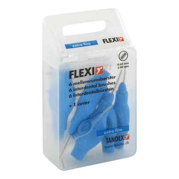 Tandex Flexi Interdental Bürsten blau 0,6mm (6 stk)