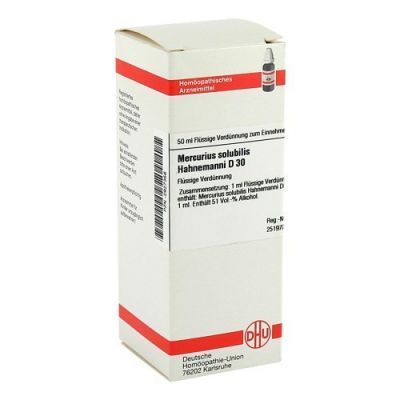 Mercurius Solub. D 30 Dilution Hahnemann (50 ml)