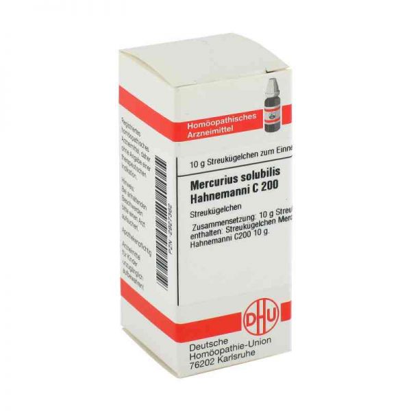 Mercurius Solub. C 200 Globuli Hahnemann (10 g)