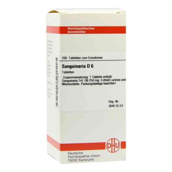 Sanguinaria D 6 Tabletten (200 stk)