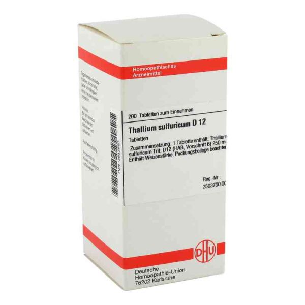 Thallium Sulf. D 12 Tabletten (200 stk)