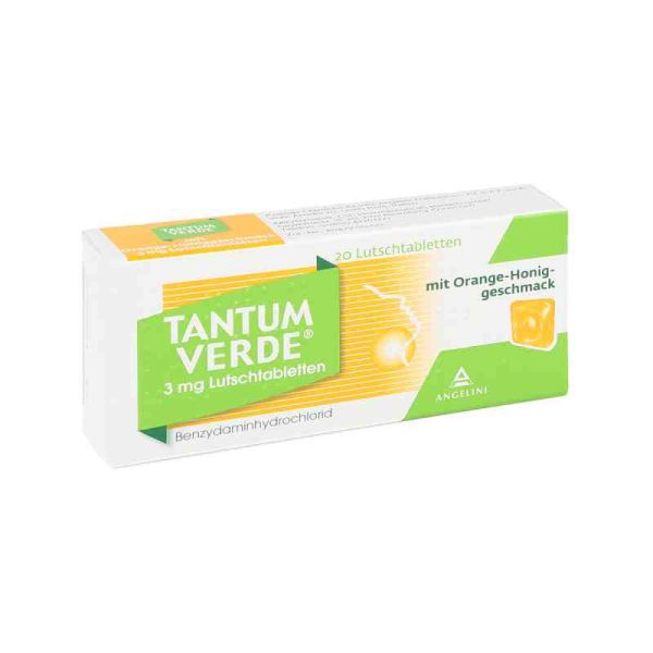 Tantum Verde 3 mg Lutschtabletten mit orange-honiggeschm. (20 stk)