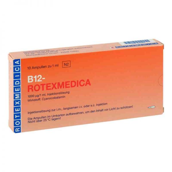 Vitamin B12 Rotexmedica Injektionslösung (10X1 ml)