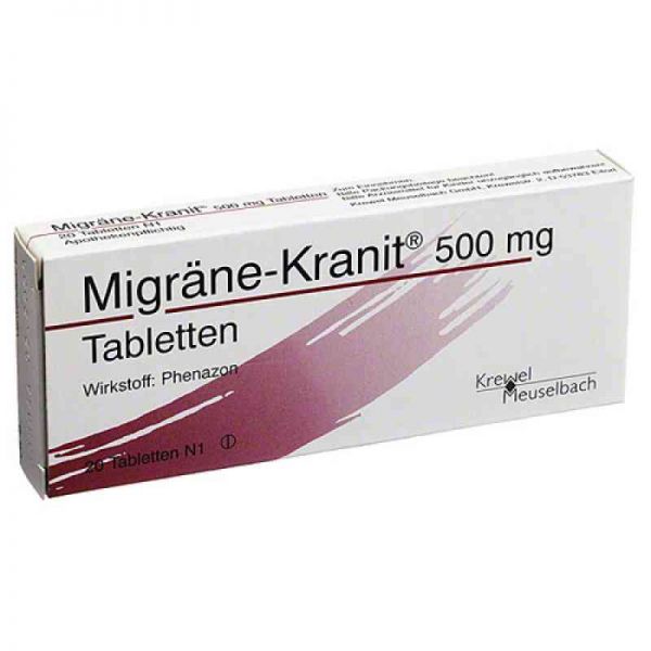Migräne-Kranit 500mg (20 stk)