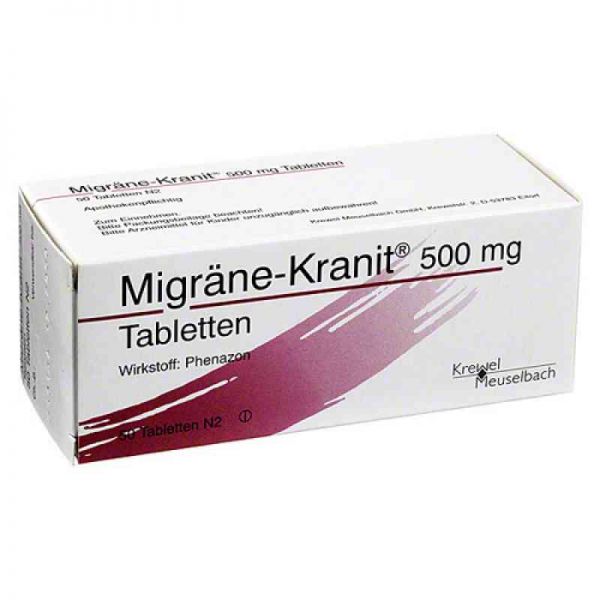 Migräne-Kranit 500mg (50 stk)