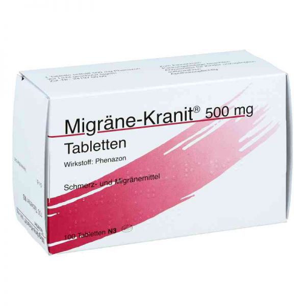 Migräne-Kranit 500mg (100 stk)
