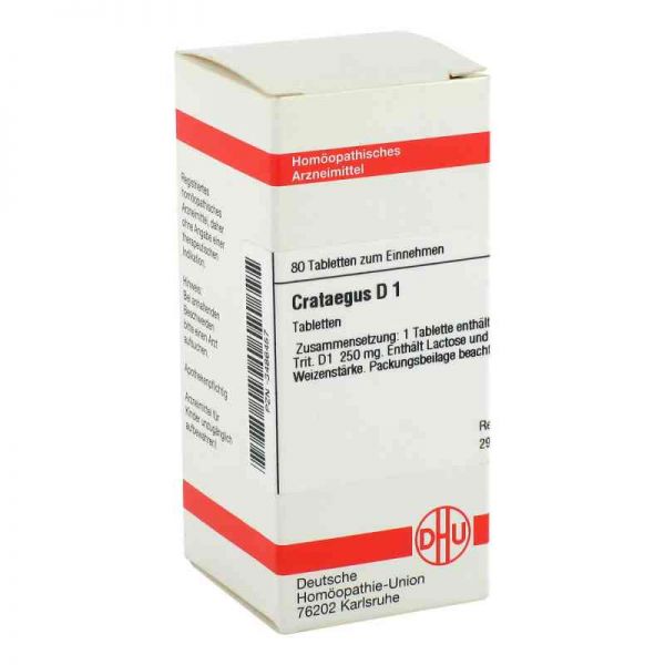 Crataegus D 1 Tabletten (80 stk)