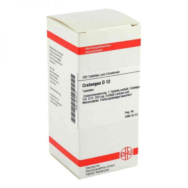 Crataegus D 12 Tabletten (200 stk)