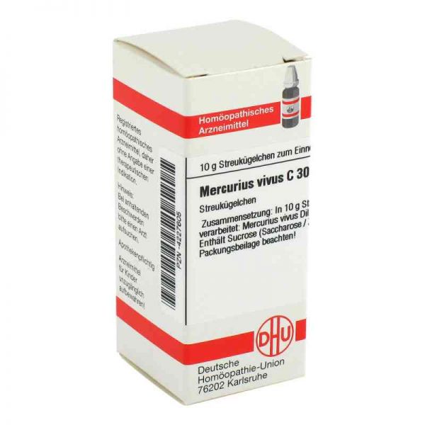 Mercurius Vivus C 30 Globuli (10 g)