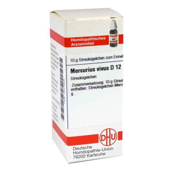 Mercurius Vivus D 12 Globuli (10 g)